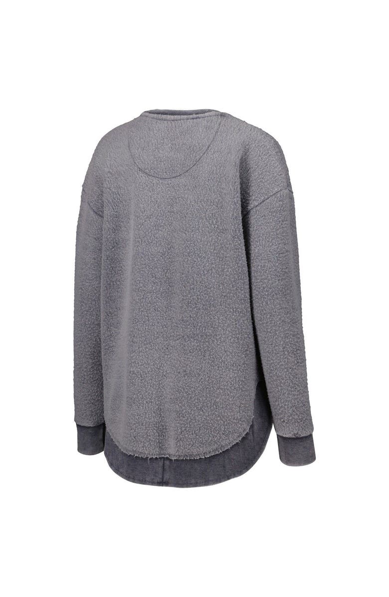 PRESSBOX Women's Pressbox Navy Auburn Tigers Ponchoville Pullover Sweatshirt, Alternate, color, Navy