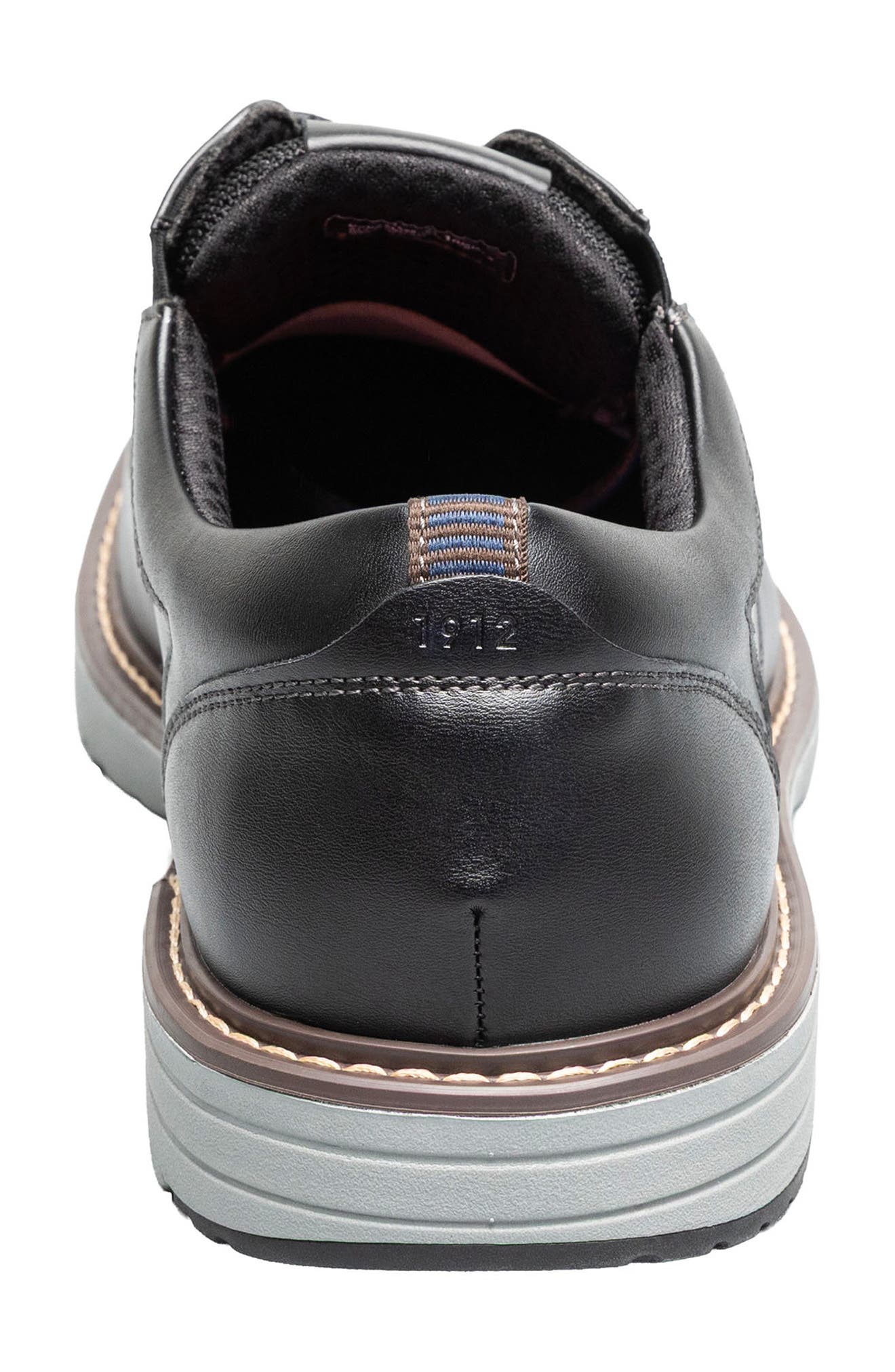 NUNN BUSH Gates Moc Toe Derby, Alternate, color, Black Multi