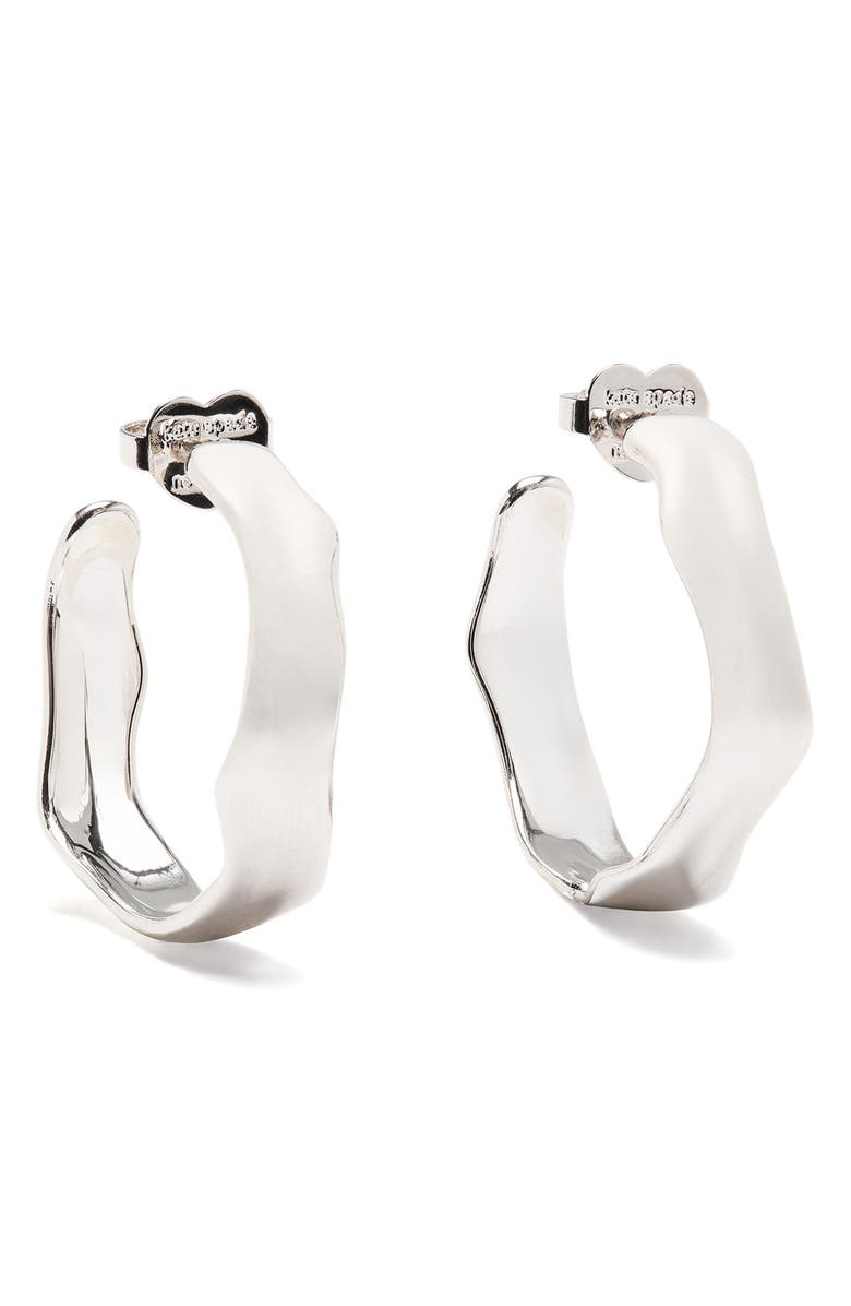 Kate Spade New York molten huggie hoop earrings, Main, color,