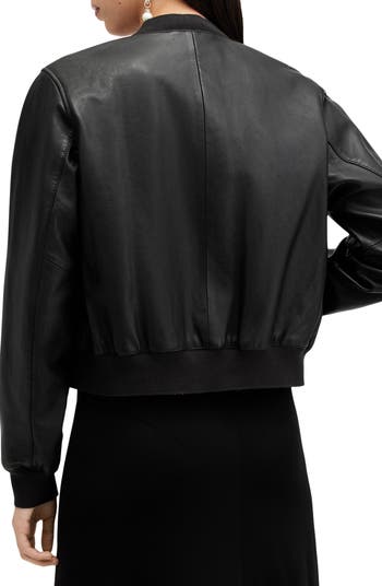Orten Leather Bomber Jacket