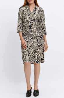 Foxcroft Sloane Paisley Shirtdress