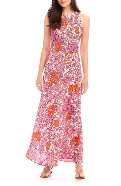 Dani Floral Sleeveless Maxi Dress