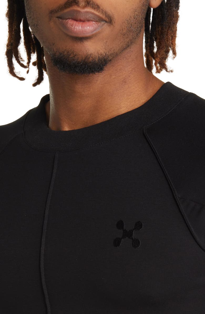 Head of State Gender Inclusive Diamond Front Cutout T-Shirt, Alternate, color, 