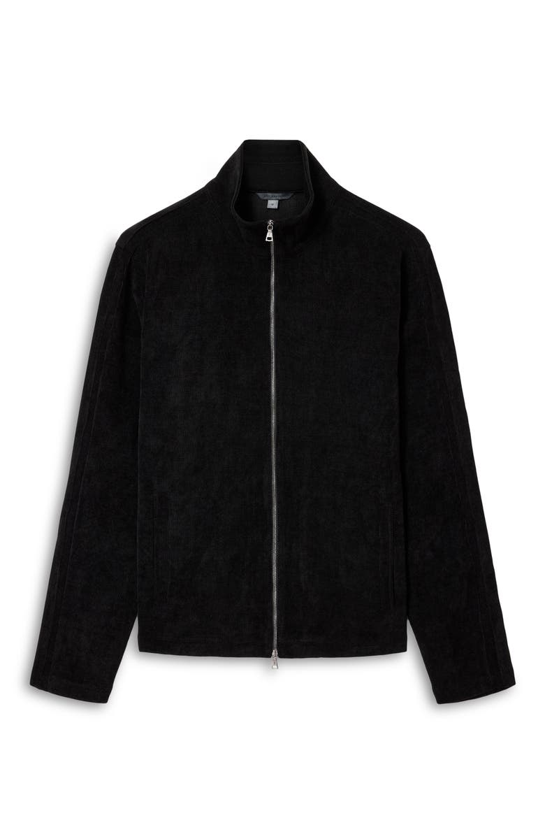 Cordeiro Regular Fit Zip Jacket, Main, color, BLACK