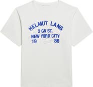 Helmut Lang Varsity Cotton Graphic T-Shirt