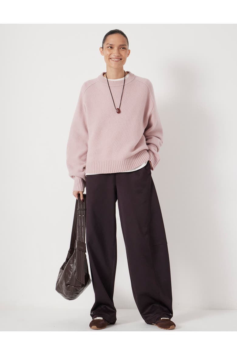 Nina Merino Wool Sweater, Alternate, color, Blush Pink