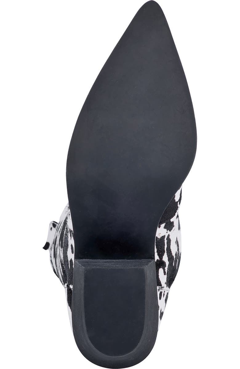 Dingo Live a Little Cow Print Genuine Calf Hair Western Boot, Alternate, color,