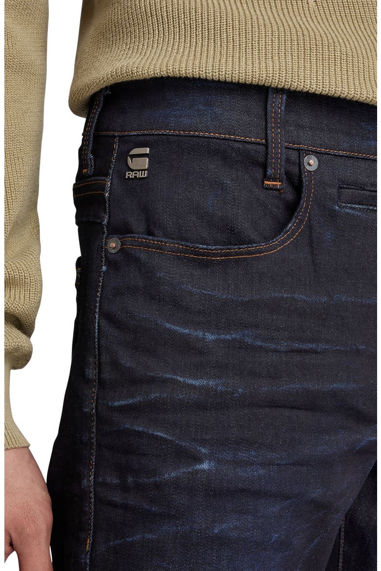 D-Staq Slim Fit Jeans, Alternate, color, DARK AGED
