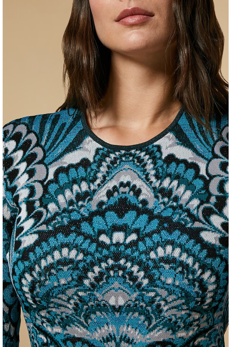 Embellished Sweater Dress, Alternate, color, OIL