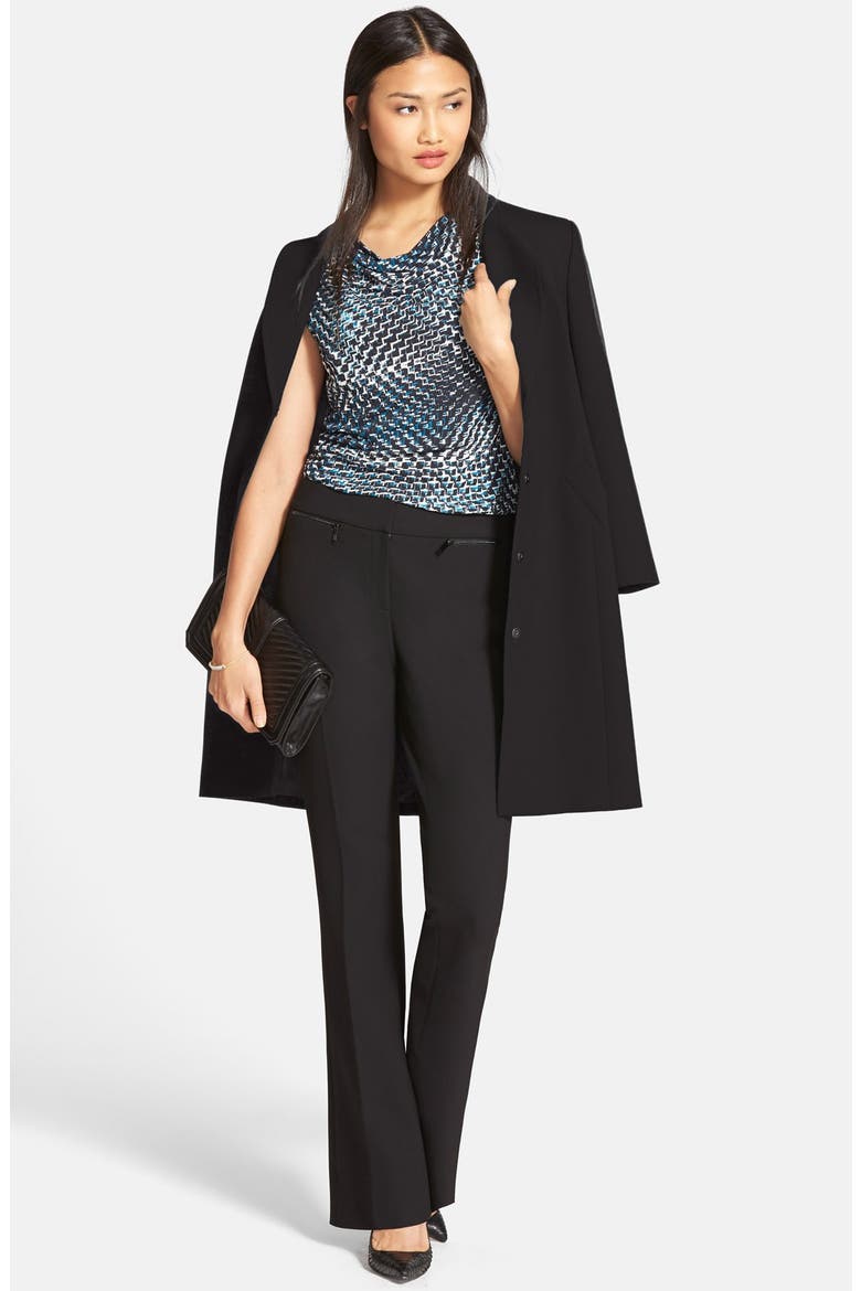 Bootcut Pants, Alternate, color, BLACK
