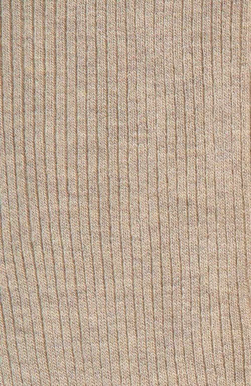 Nordstrom Rib Crew Socks In Oatmeal Heather