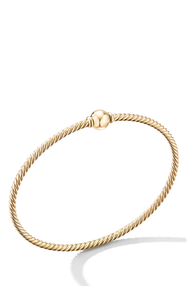 David Yurman Solari Center Station Bracelet in 18K Gold with Diamonds, Alternate, color, 