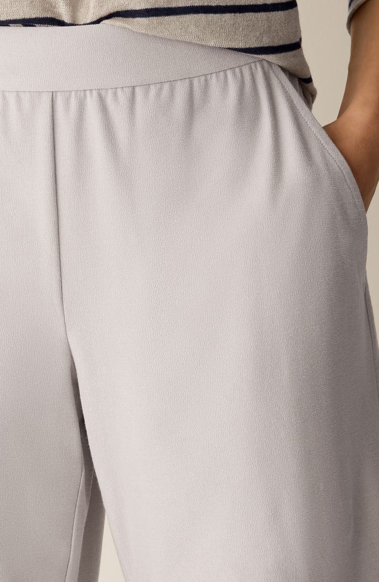 Eileen Fisher High Waist Ankle Pants, Alternate, color, Dove