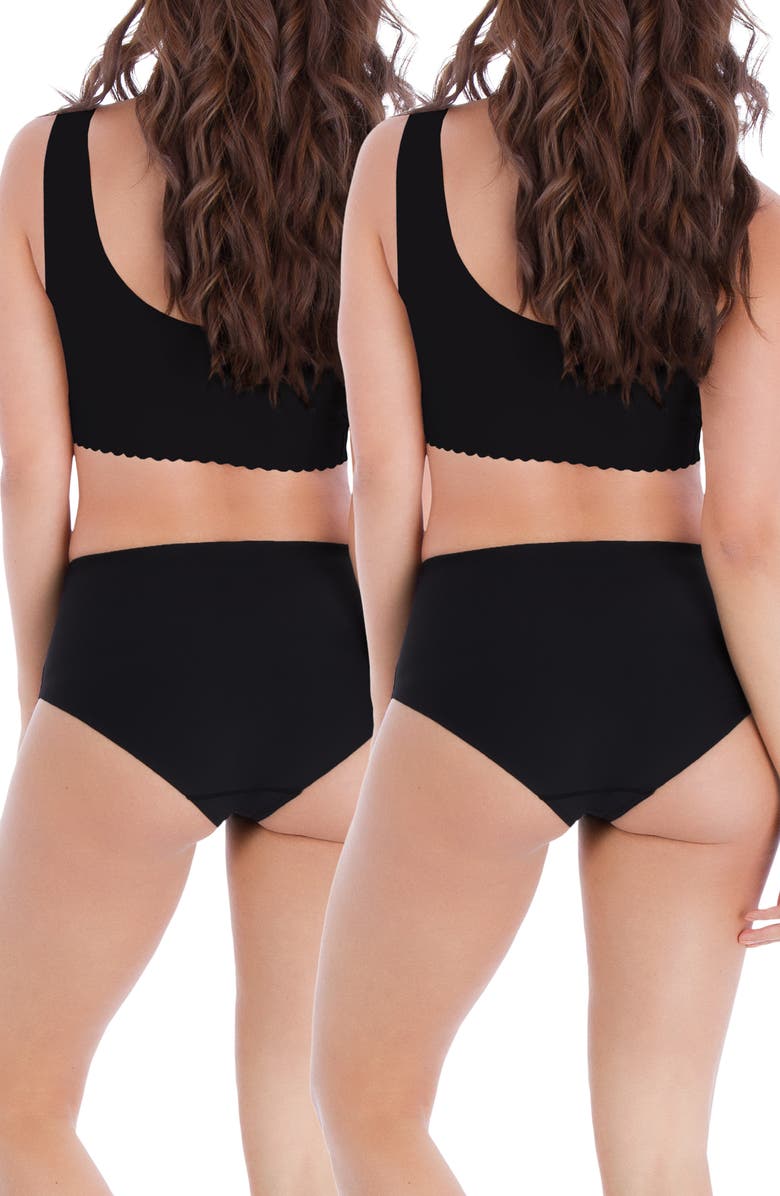 Belly Bandit<sup>®</sup> Mother Tucker<sup>®</sup> 2-Pack Leak-Resistant Smoothing Panties, Alternate, color, 