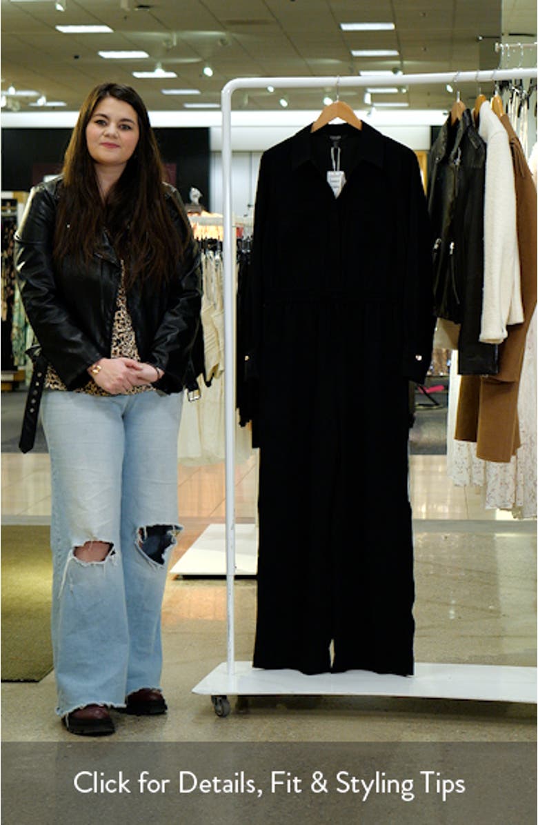 Maddi Contrast Stripe Long Sleeve Jumpsuit, sales video thumbnail