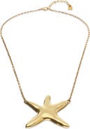 UNODE50 Gold-Tone Necklace with Star Pendant