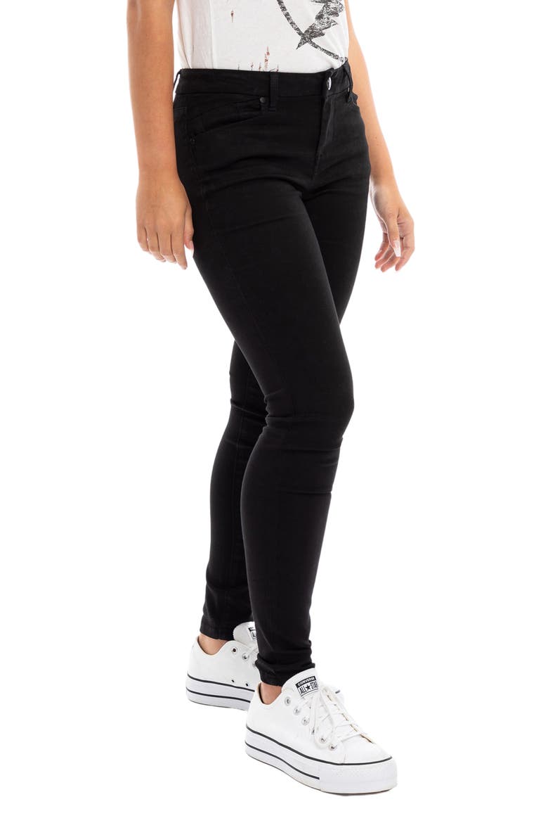 Better Butter Mid Rise Skinny Jeans, Alternate, color, BLACK