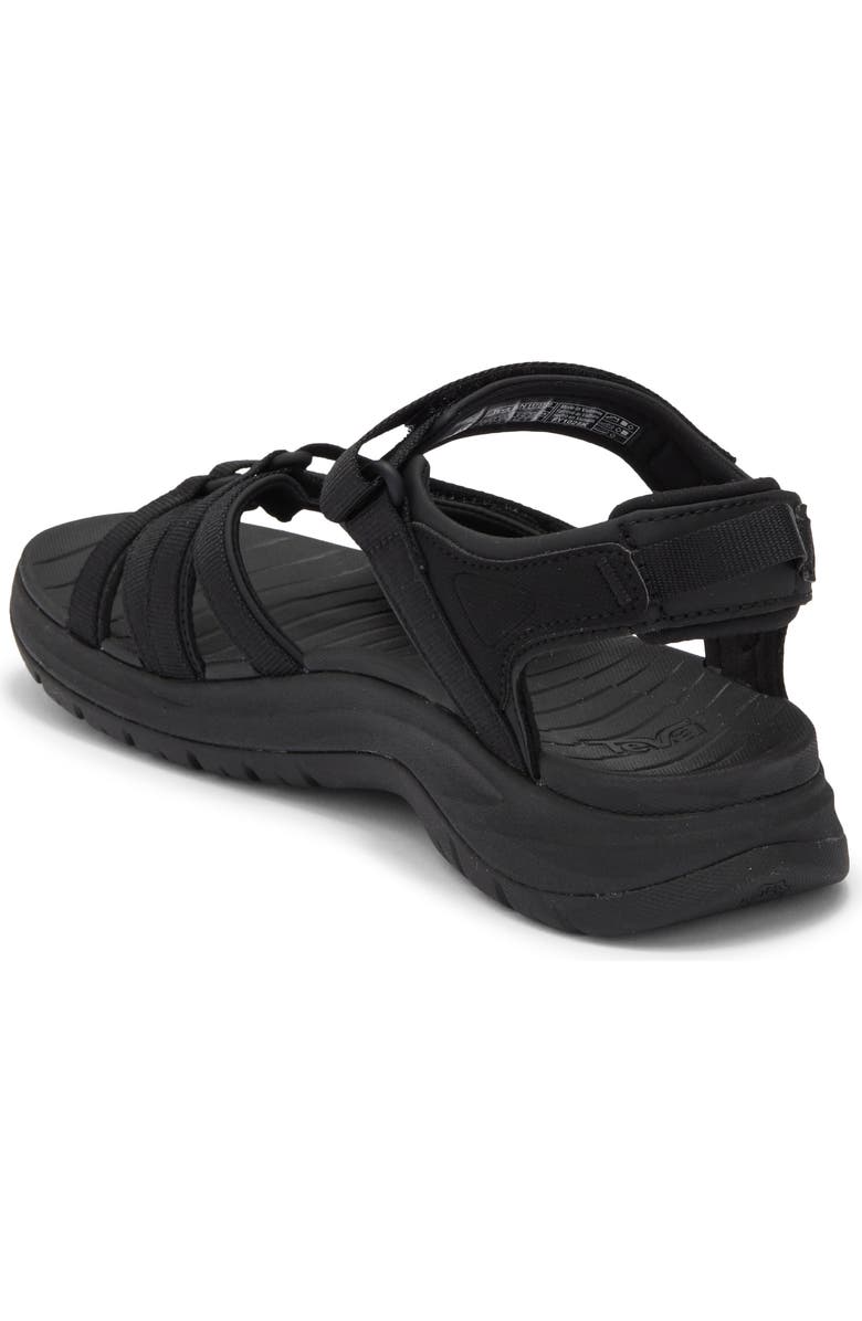 Teva Tirra Sport Hiking Sandal, Alternate, color, Black/ Black