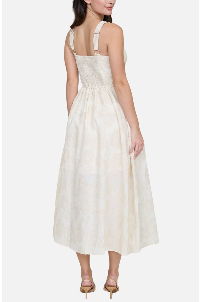 Floral Print Sundress, Alternate, color, NATURAL