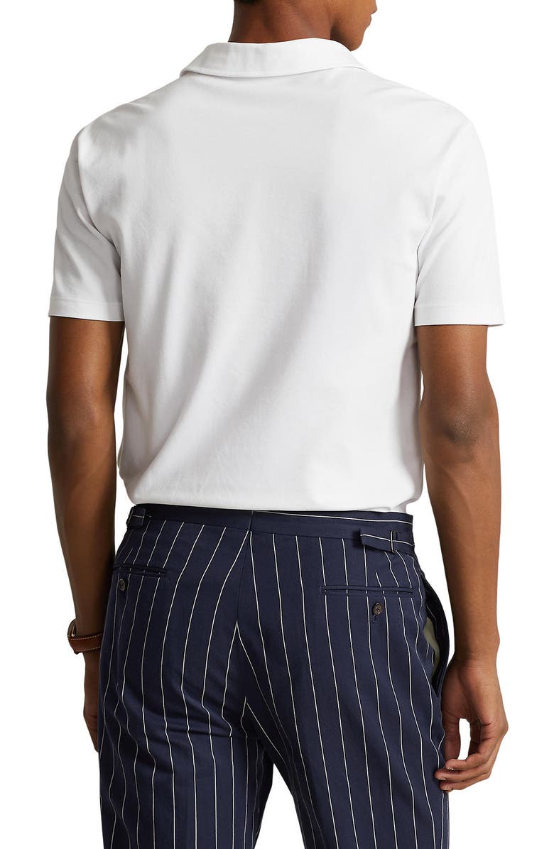 Polo Ralph Lauren Solid Johnny Collar Piqué Polo, Alternate, color,