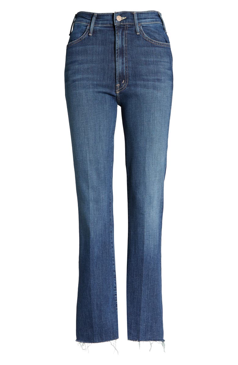 MOTHER The Hustler Frayed Ankle Jeans, Alternate, color,