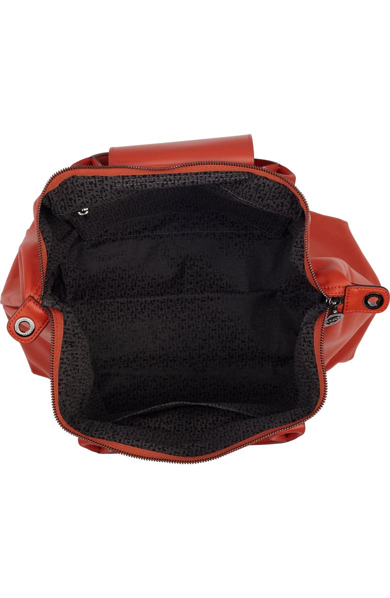 Longchamp Le Pliage Leather Top Handle Bag, Alternate, color,