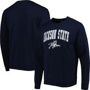COLOSSEUM Men's Colosseum Navy Jackson State Tigers Arch Over Logo Pullover Sweatshirt