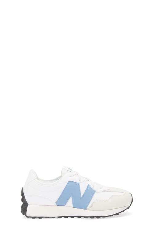 New Balance 327 Sneaker In White/blue Laguna