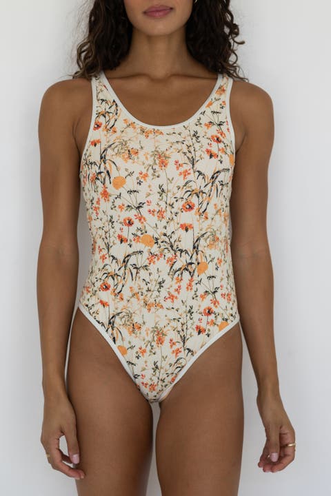 Costa One Piece Open Back Swimsuit