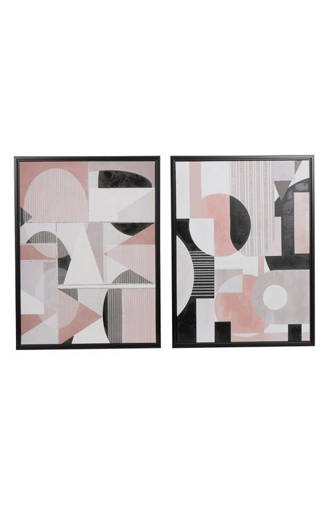 Set of 2 Canvas Wall Art