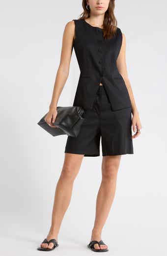 Nordstrom Pleat Front Trouser Shorts