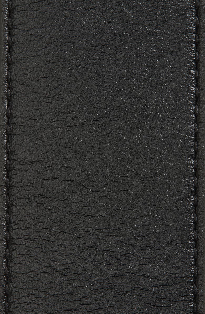 Givenchy Mixed Media Double Ring Belt, Alternate, color, Black