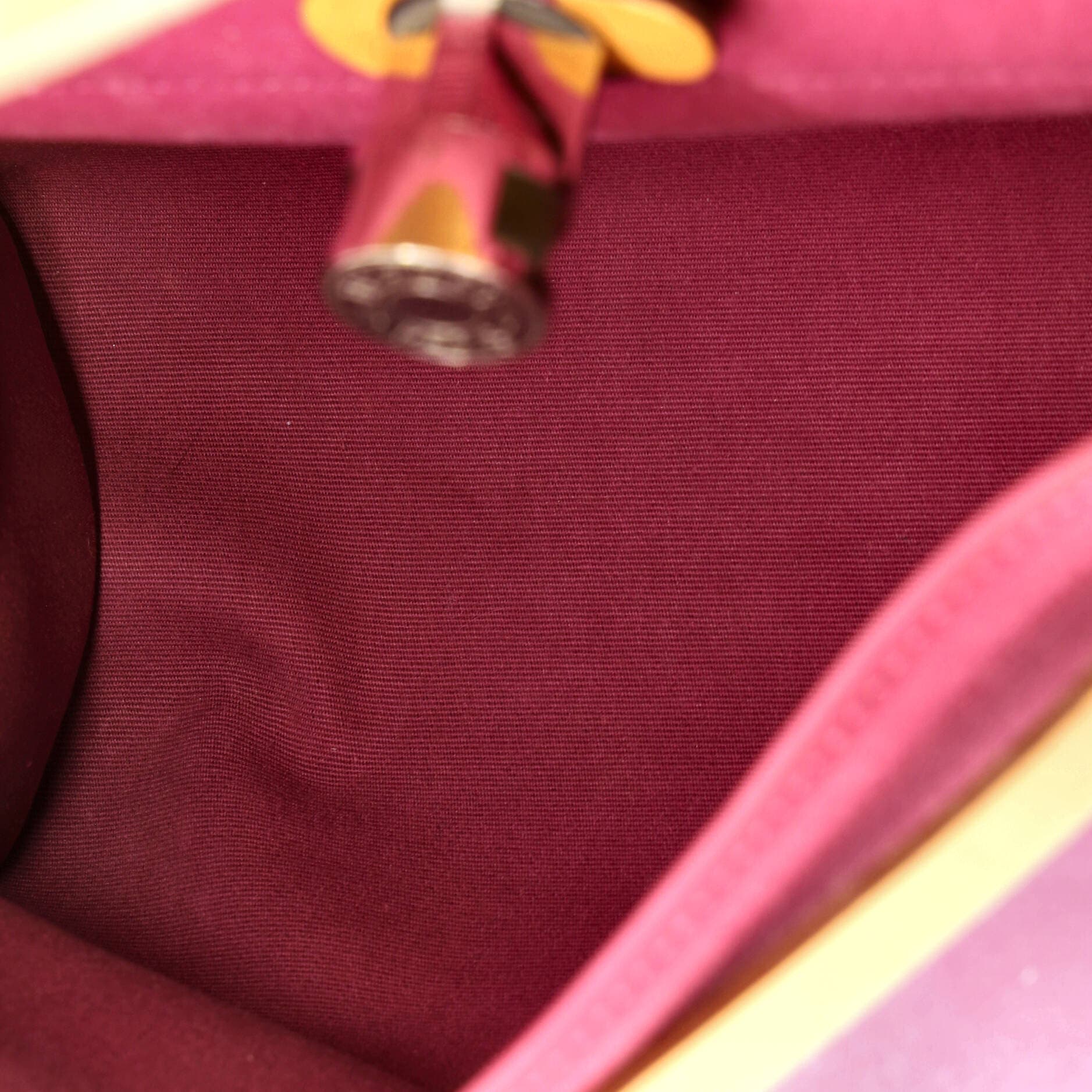 Pre-Owned Hermes Herbag Zip Leather and Toile 31, Alternate, color, Tosca