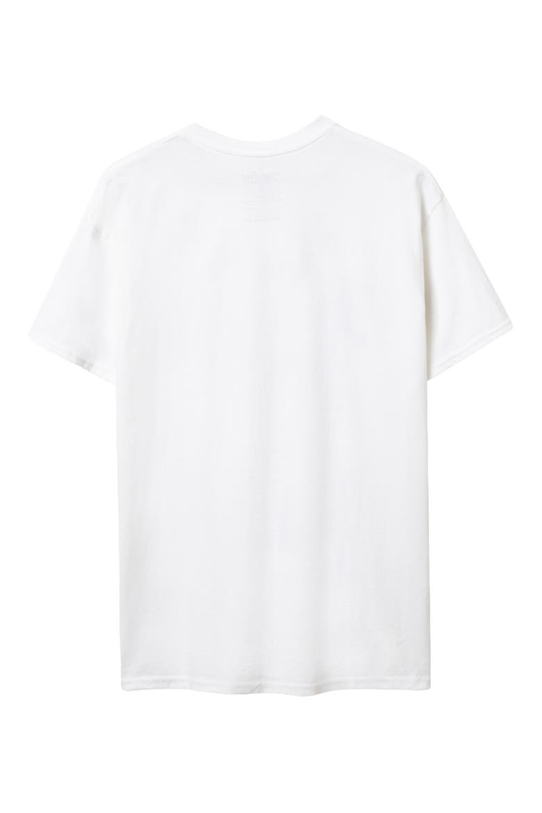 Minnesota Vikings Throwback Helmet Cotton Graphic T-Shirt, Alternate, color, WHITE