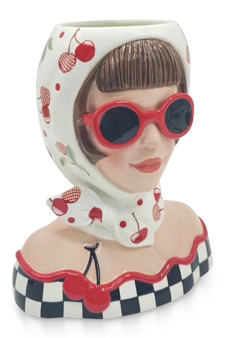 Mon Cheri Bust Vase, Main, color, MULTI