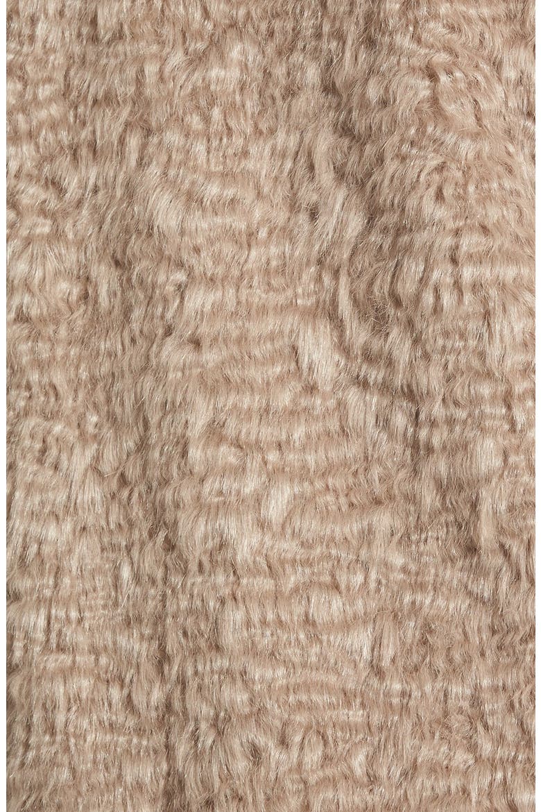 Laundry by Shelli Segal Faux Fur Coat, Alternate, color, NATURAL