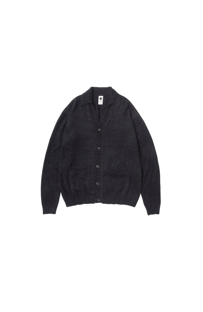 vowels Shirt Cardigan, Main, color, Black