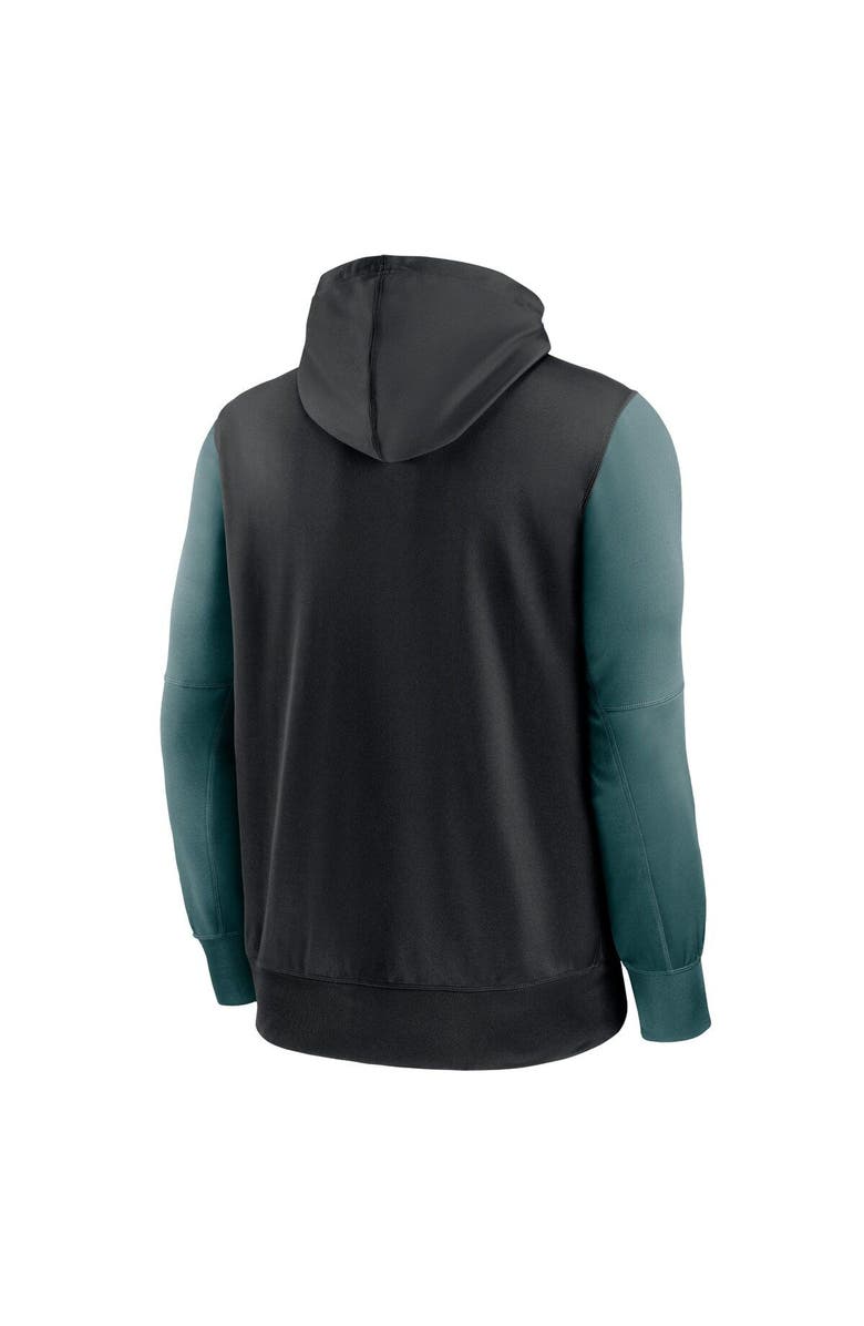 Nike Men's Nike Black Philadelphia Eagles Performance Full-Zip Hoodie, Alternate, color,