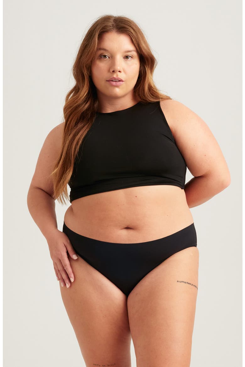 Seamless Briefs, Alternate, color, BLACK