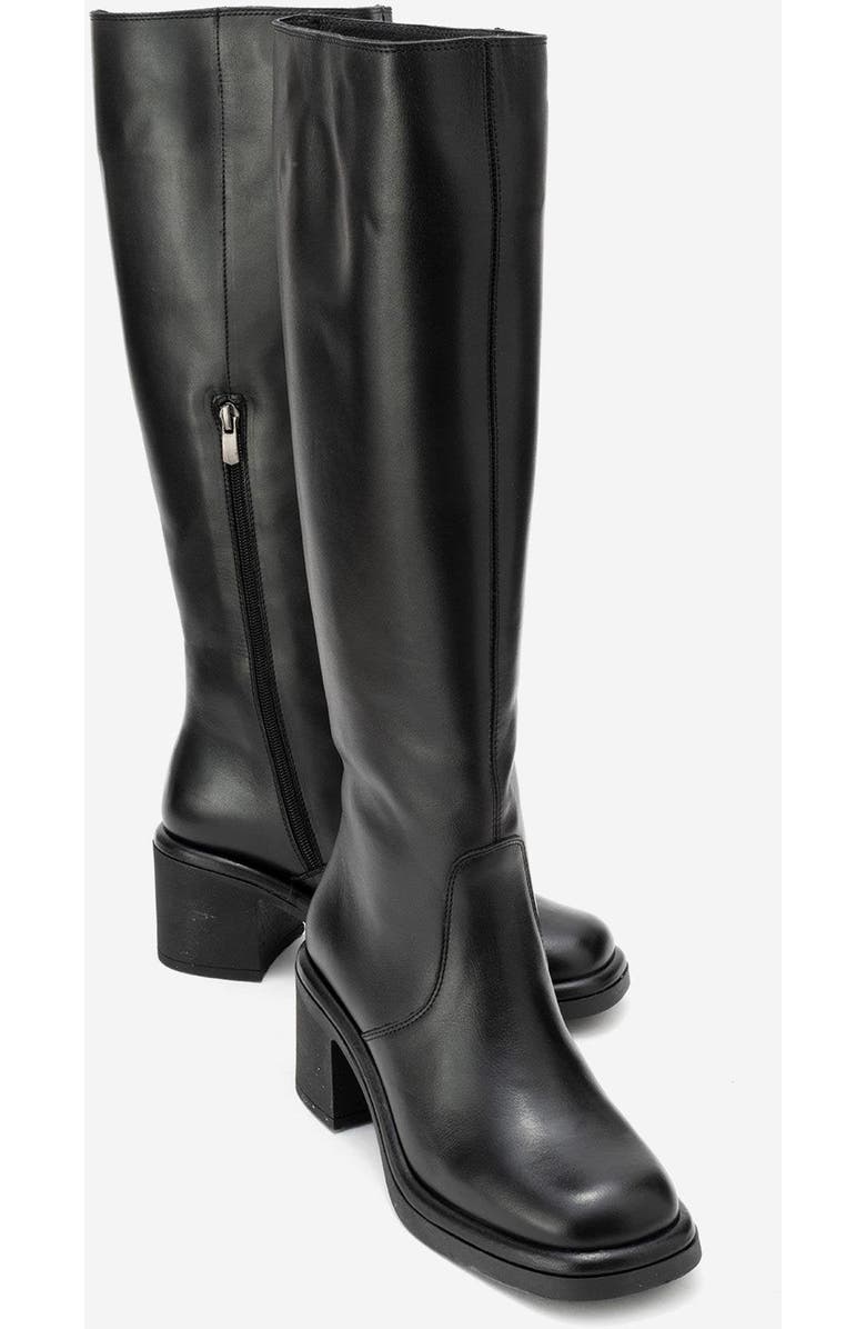 Forever
Always Shoes Fros Leather Knee High Boot, Alternate, color, Black