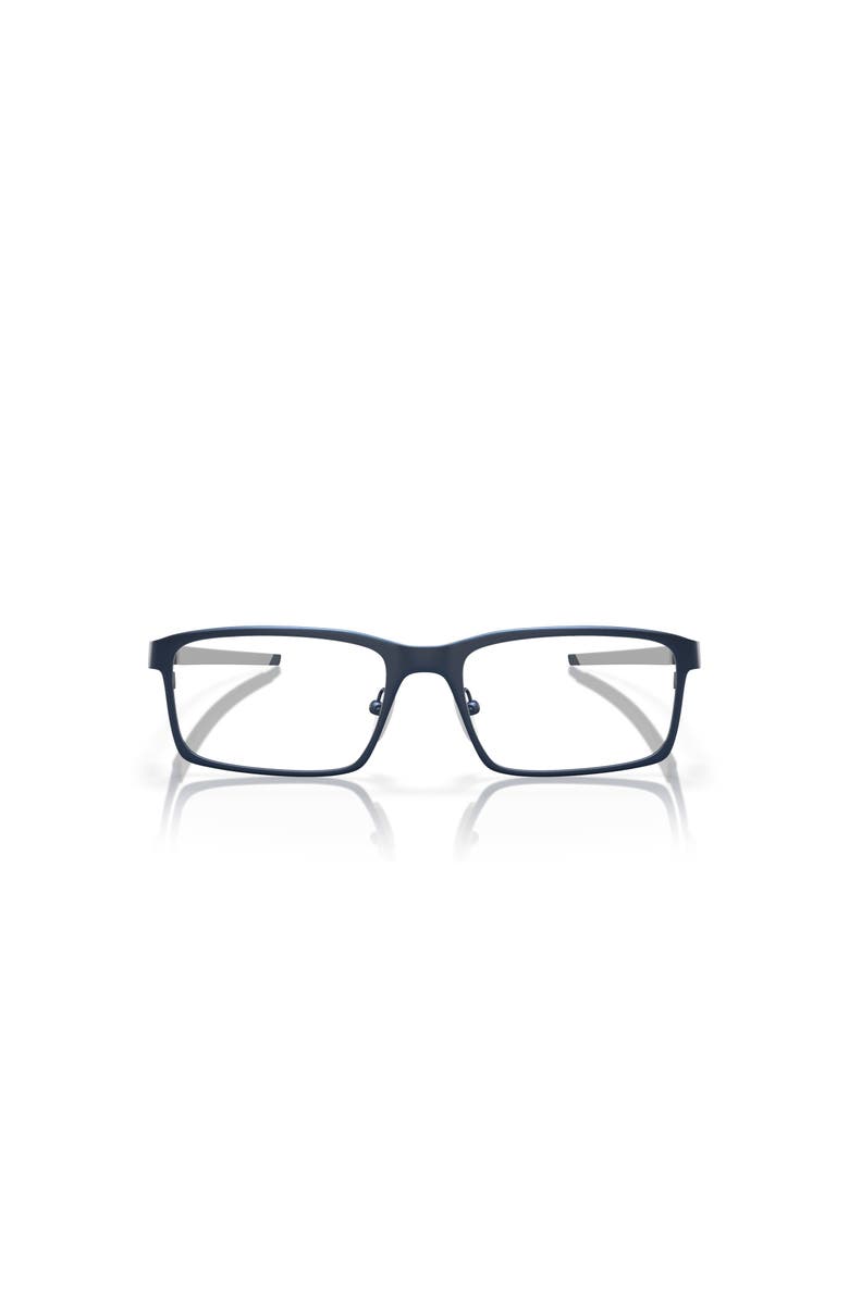 Oakley 54mm Rectangle optical glasses, Alternate, color, Blue