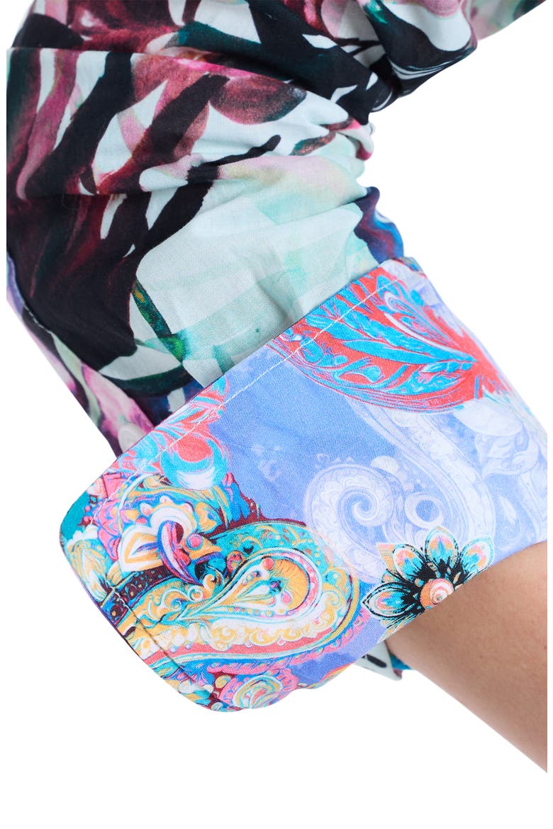 Priscilla Long Sleeve Woven Shirt, Alternate, color, MULTI