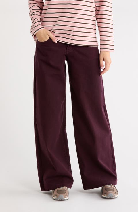 Big News Mid Rise Wide Leg Jeans