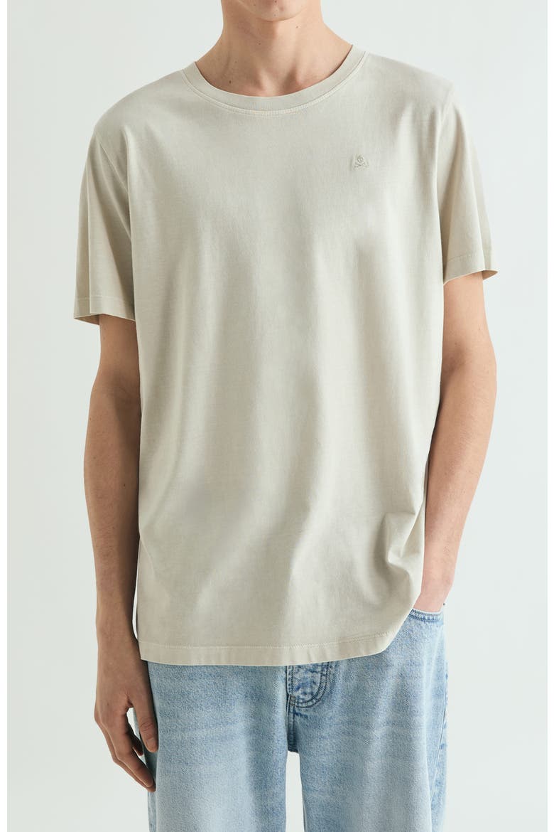 Regular Fit Embroidered T-Shirt, Main, color, LightGrey