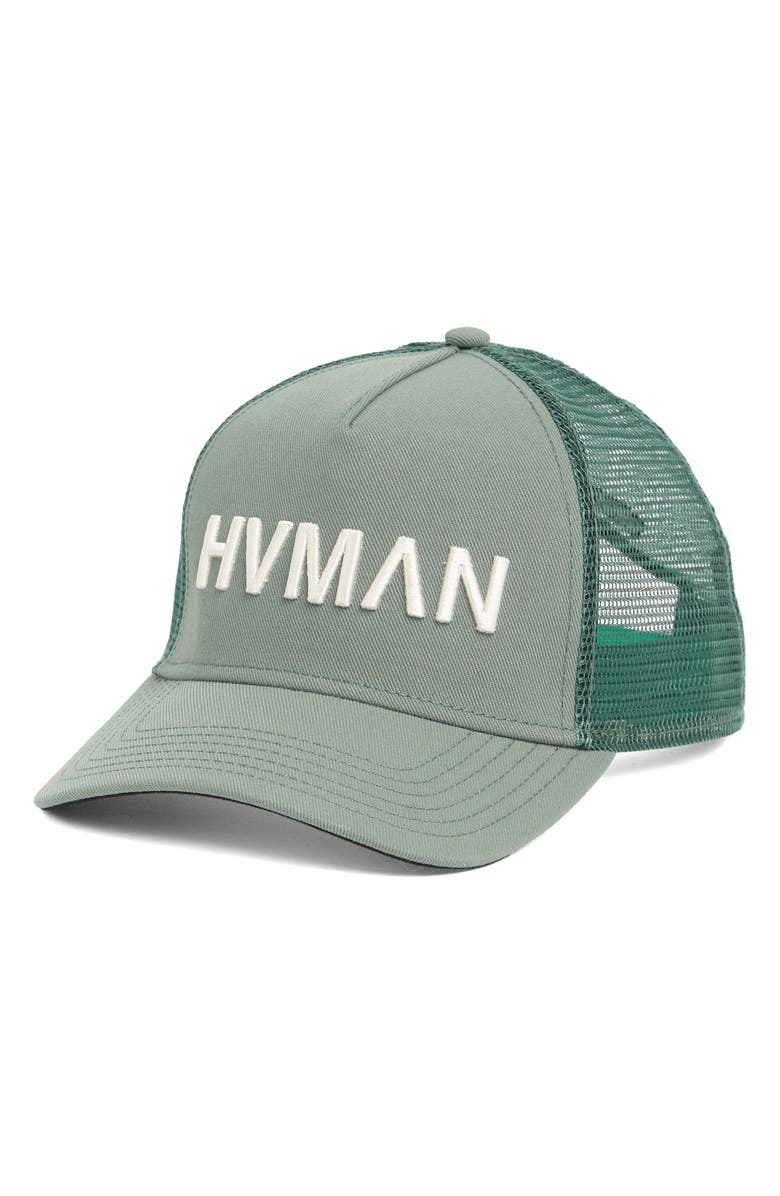 HVMAN Mesh Trucket Cap, Main, color, Aspen