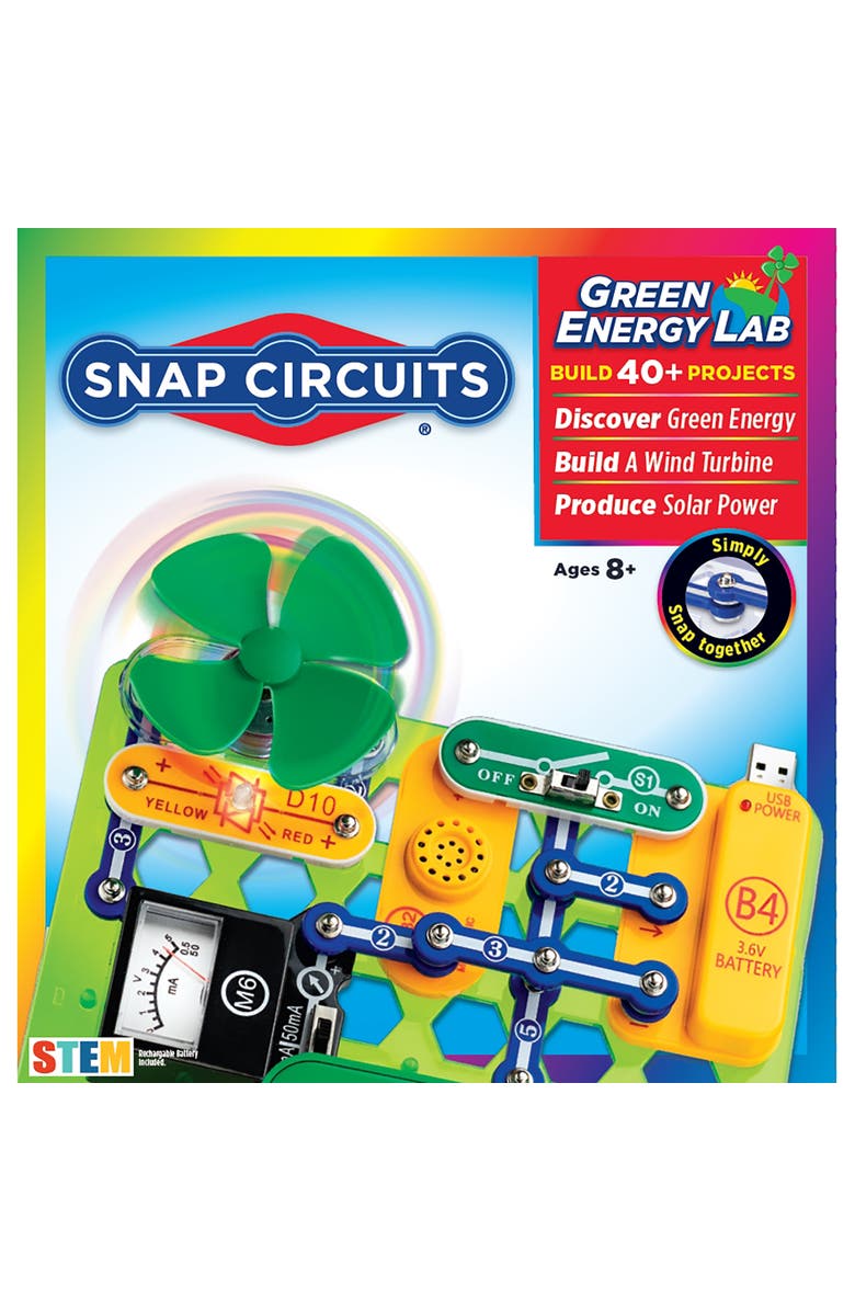 Snap Circuits Green Energy Laby STEM Kit, Main, color, Multicolored