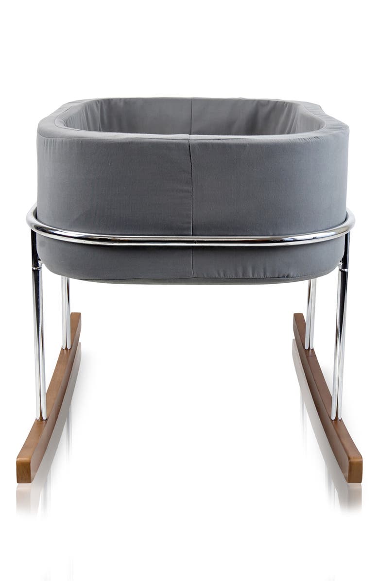 BABY CASTLE Modern Design Rocking Bassinet, Alternate, color, 