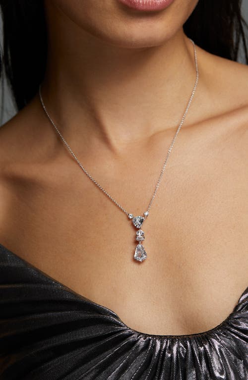 Nadri Luxor Kite Cubic Zirconia Drop Necklace