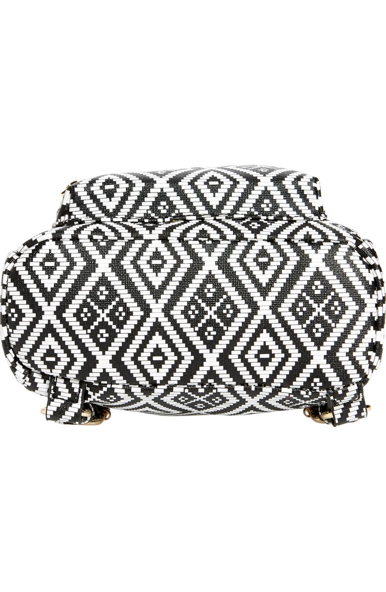 Emperia Weave Pattern Faux Leather Mini Backpack, Alternate, color,