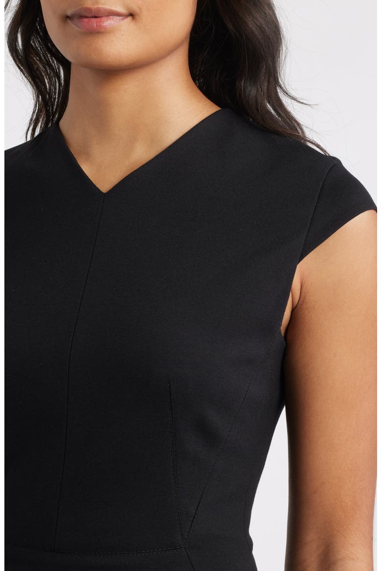 Dulisa Sheath Dress, Alternate, color, BLK